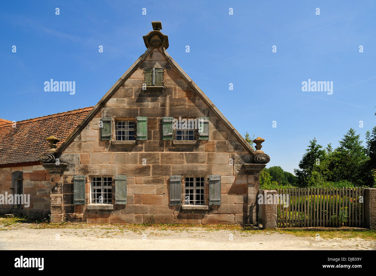 Kleines Bauernhaus erbaut 1670, fränkischen Freilichtmuseum ... Kleines Bauernhaus erbaut 1670, fränkischen Freilichtmuseum ...