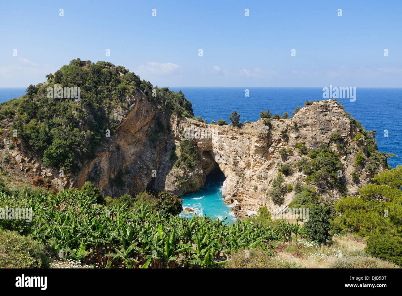Alte Stadt von Antiochia am Kragos, Gazipasa, Antalya Provinz, türkische Riviera, Türkei Stockfoto
