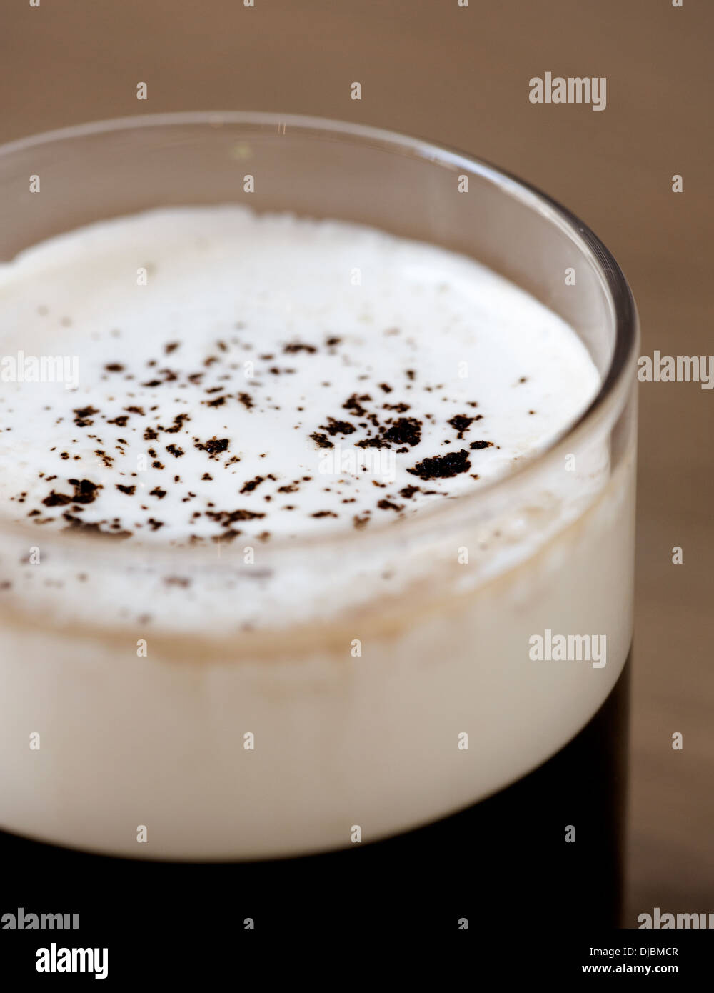 Irish Coffee Stockfoto