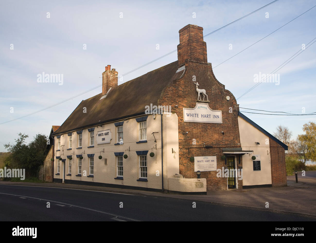 White Hart Inn Dorfkneipe Blythburgh Suffolk England Stockfoto