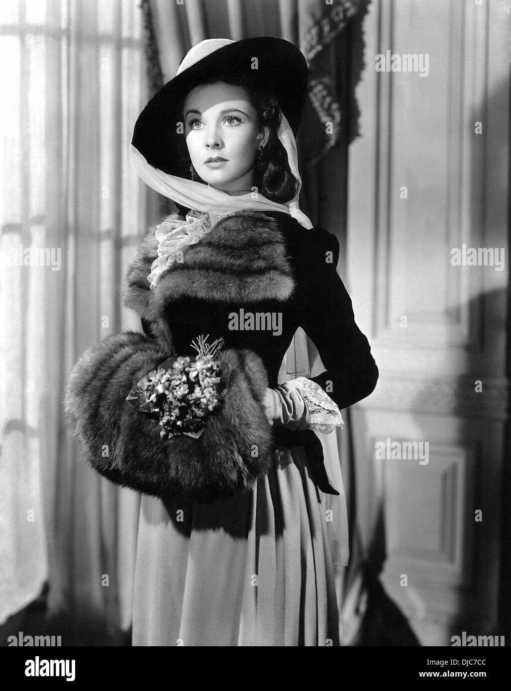 Vivien Leigh am Set des Films, Anna Kerenina, 1948, TM & Copyright (c) 20th Century Fox Film Corp. Alle Rechte vorbehalten Stockfoto