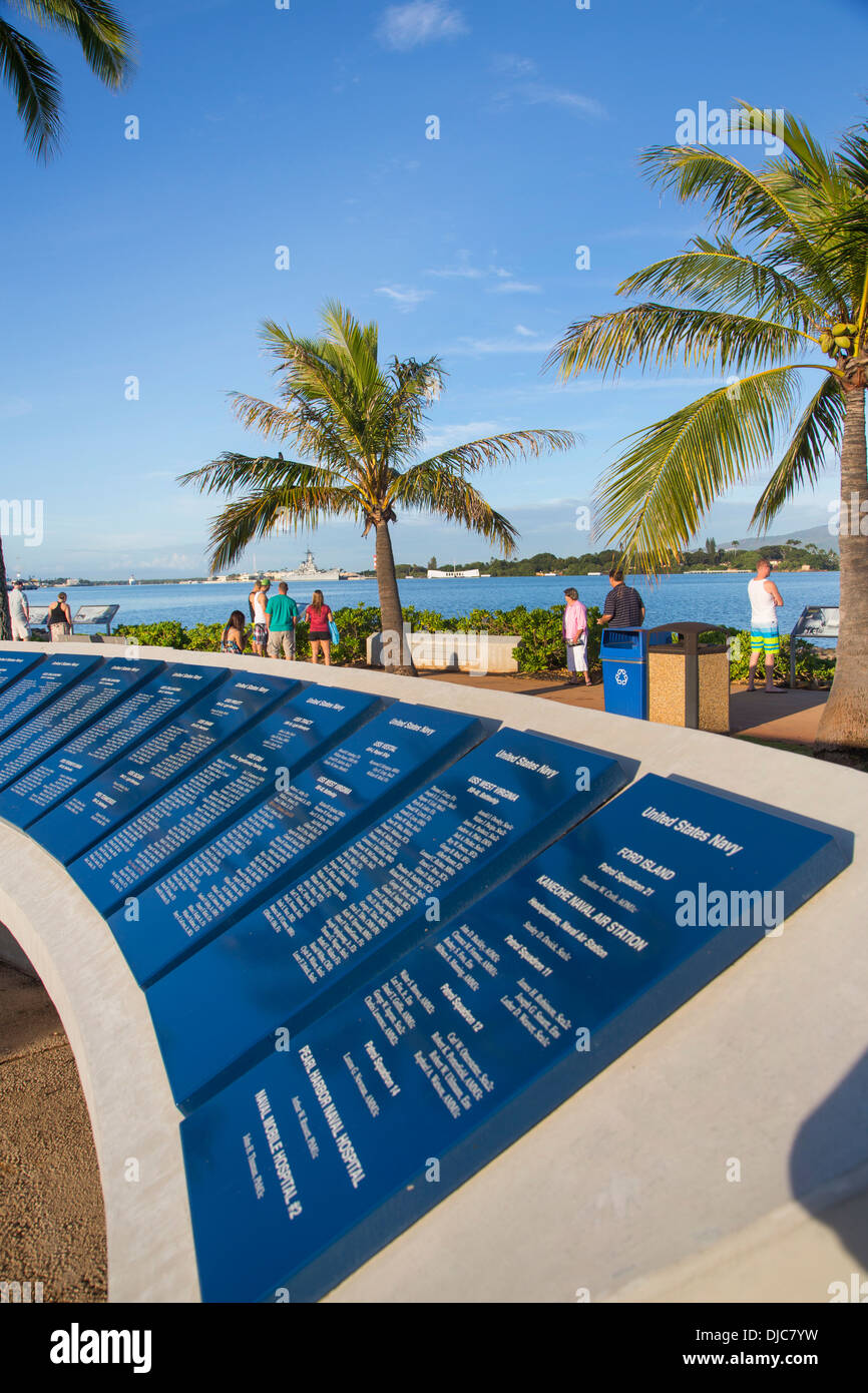 Pearl Harbor Besucherzentrum, World War II Valor in the Pacific National Monument, Oahu, Hawaii Stockfoto