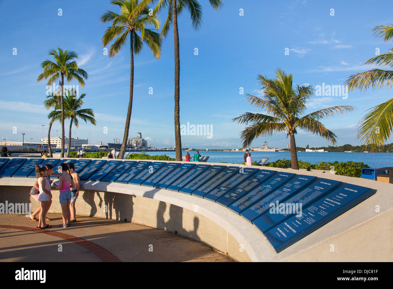 Pearl Harbor Besucherzentrum, World War II Valor in the Pacific National Monument, Oahu, Hawaii Stockfoto