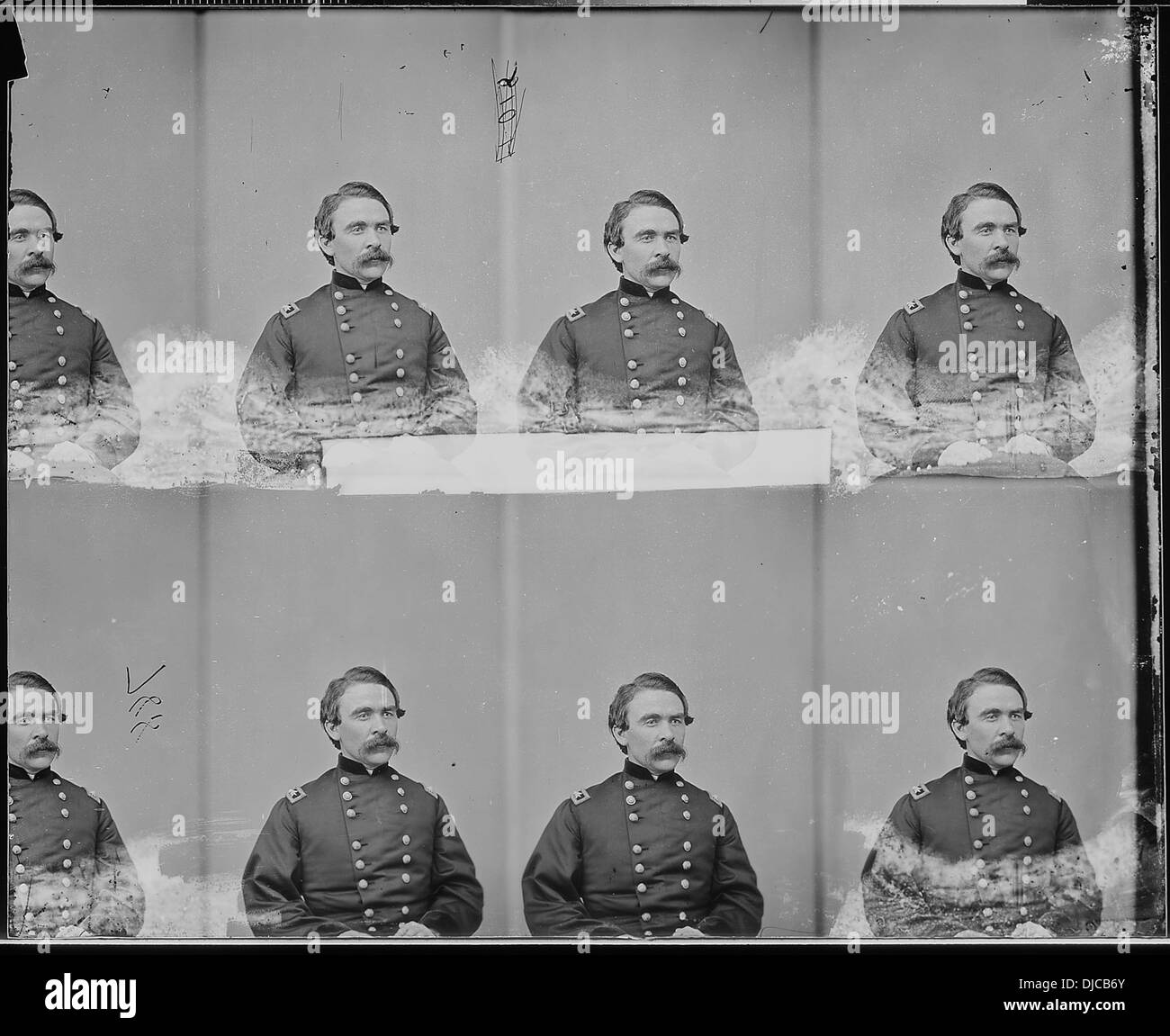 Ein Porträt von General Thomas W. Egan, einem Militärführer, der für seinen Dienst und seine Beiträge während seiner Zeit bei den US-Streitkräften bekannt ist. Stockfoto