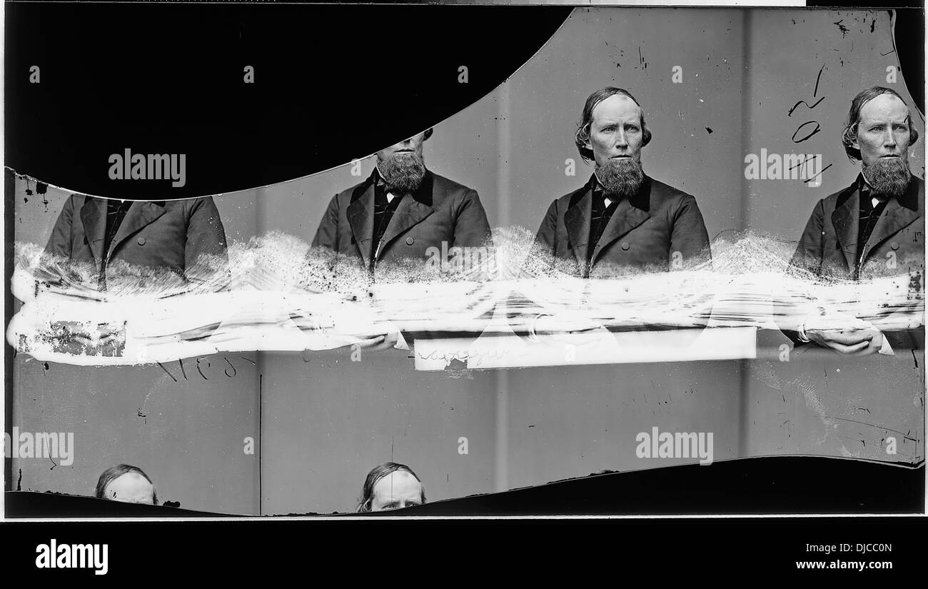 Ein Porträt von William Johnson, einer politischen Persönlichkeit aus Ohio, die in einem wichtigen öffentlichen Amt diente und zur Regierungsführung seines Staates beitrug. Stockfoto