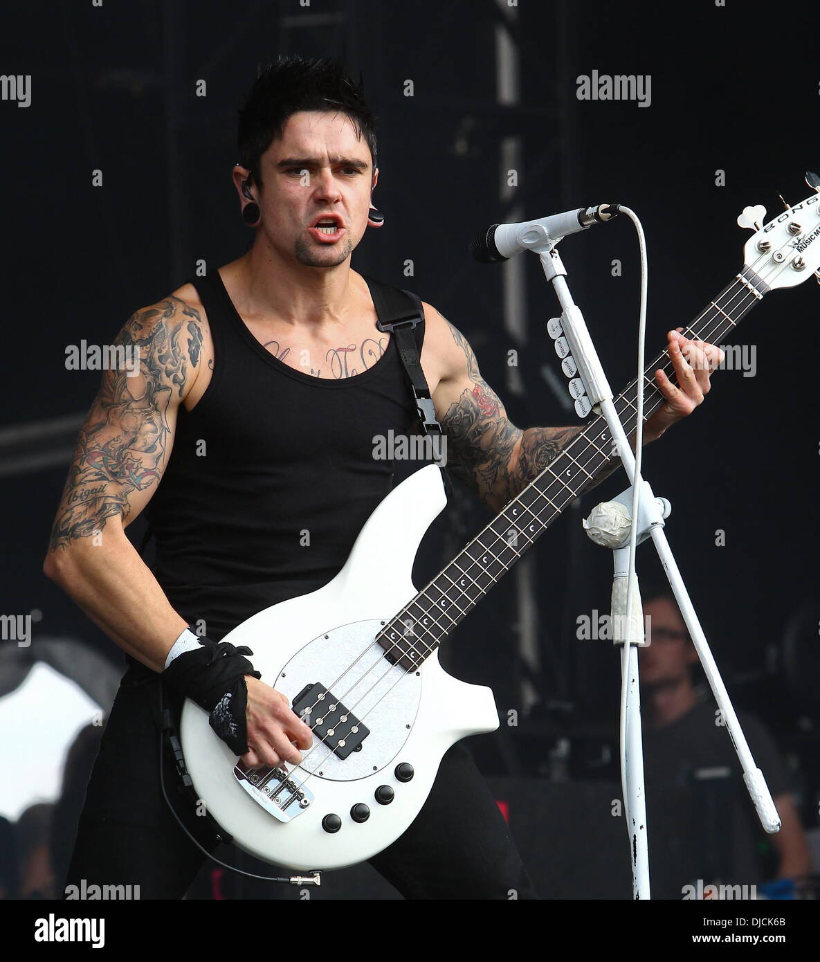 Jason James Bullet For My Valentine Reading Festival 12 Performances Drei Reading England 26 08 12 Stockfotografie Alamy Jason James Bullet For My Valentine Reading Festival 12 Performances Drei Reading England 26 08 12 Stockfotografie Alamy