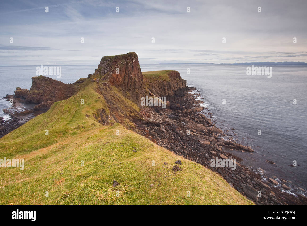 Rubha Nam Brathairean oder Bruders Punkt an der östlichen Küste der Isle Of Skye. Stockfoto