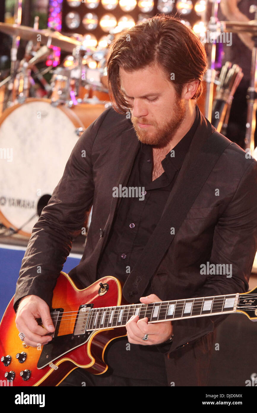 Dave Welsh NBC Toyota Konzertreihe präsentiert The Fray am Rockefeller Plaza New York City, USA - 12.08.12 Stockfoto