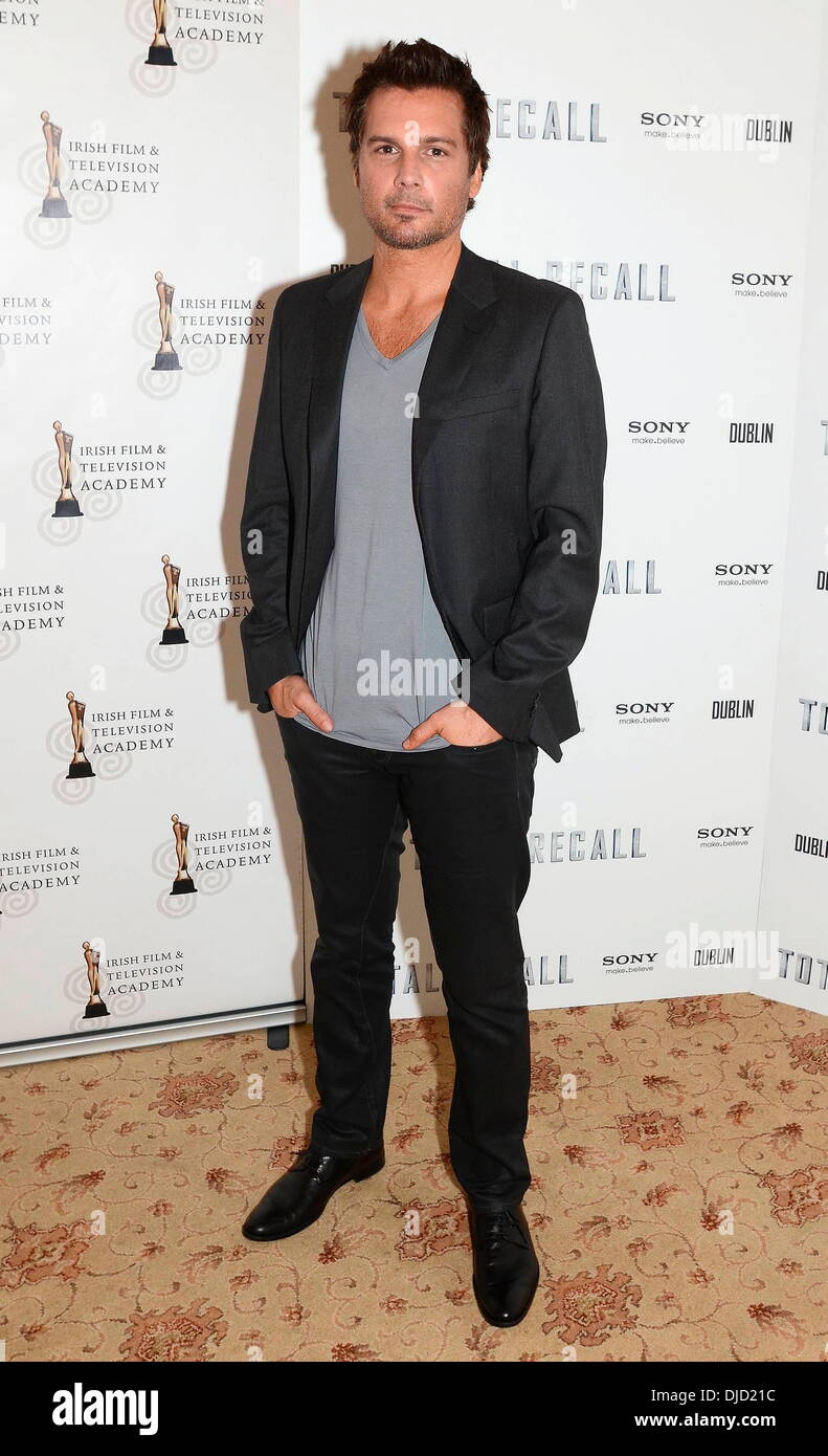 Total Recall "Regisseur Len Wiseman spricht" Total Recall: Behind the Scenes Irish Film & Television Academy (IFTA) Mitgliedern der Shelbourne Hotel in Dublin - 15.08.12 Stockfoto