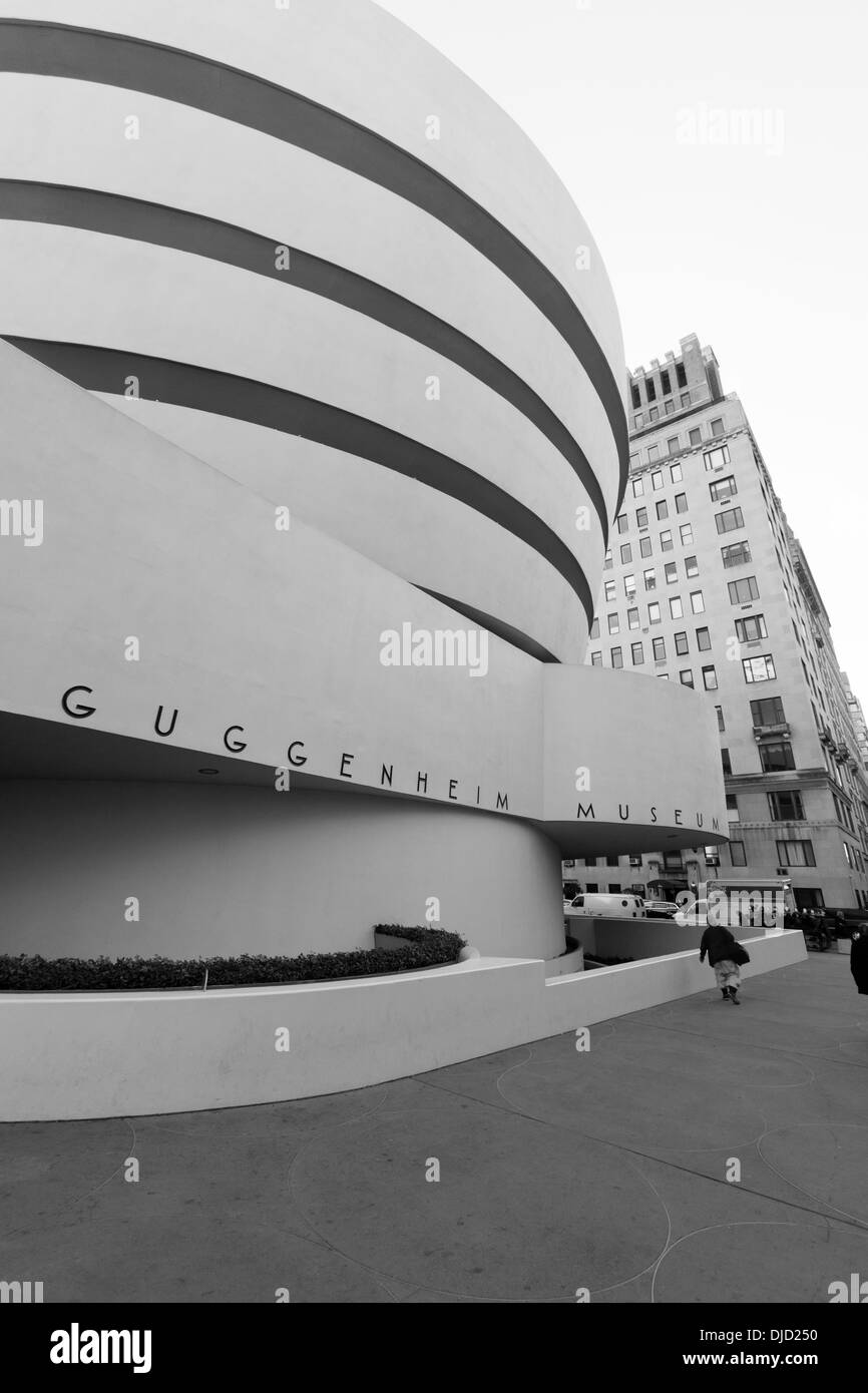 Solomon. R. Guggenheim Museum, New York City, Vereinigte Staaten von Amerika. Stockfoto