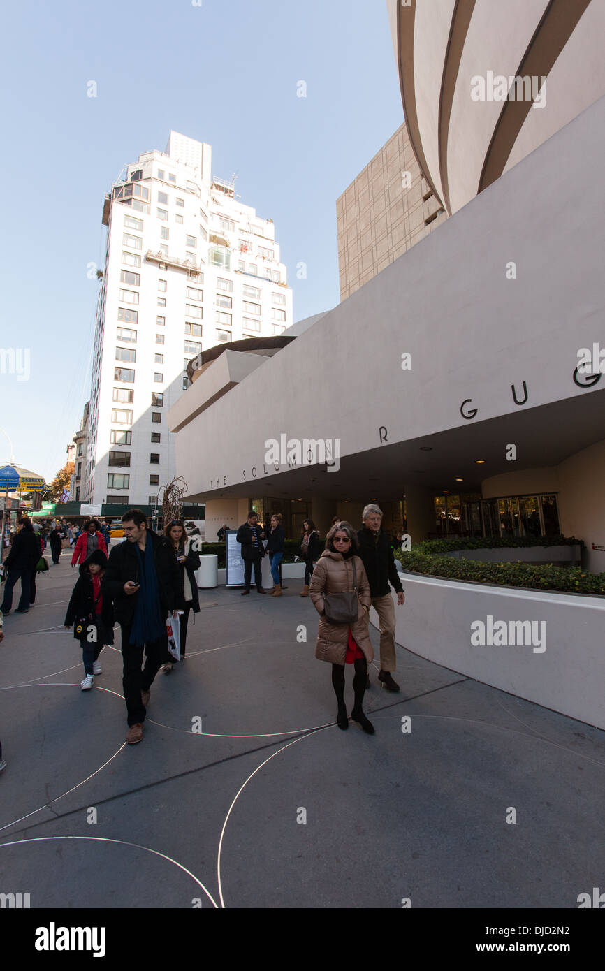 Solomon. R. Guggenheim Museum, New York City, Vereinigte Staaten von Amerika. Stockfoto