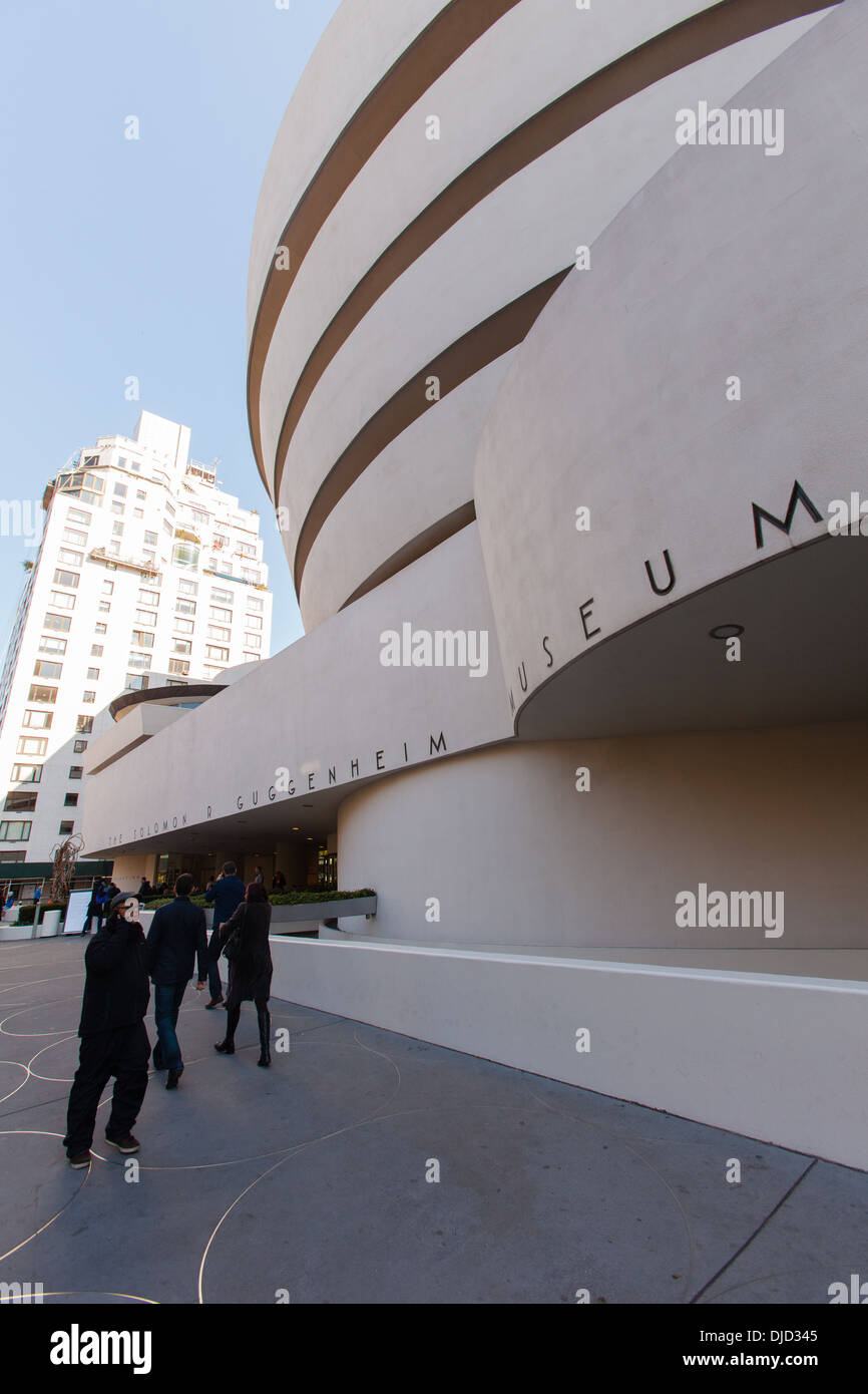 Solomon. R. Guggenheim Museum, New York City, Vereinigte Staaten von Amerika. Stockfoto