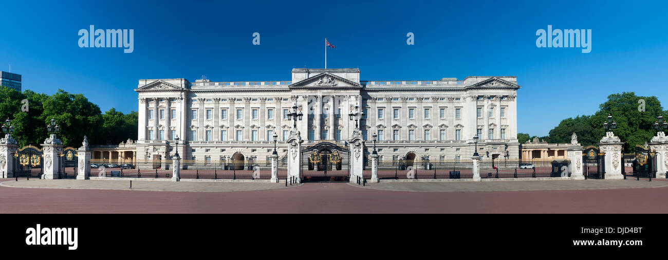 Der Buckingham Palace in London. Stockfoto