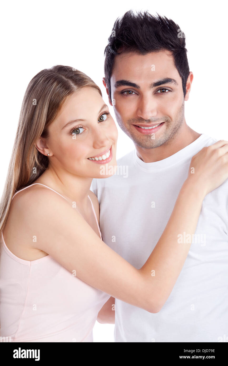 Diverse junge Paar Stockfoto