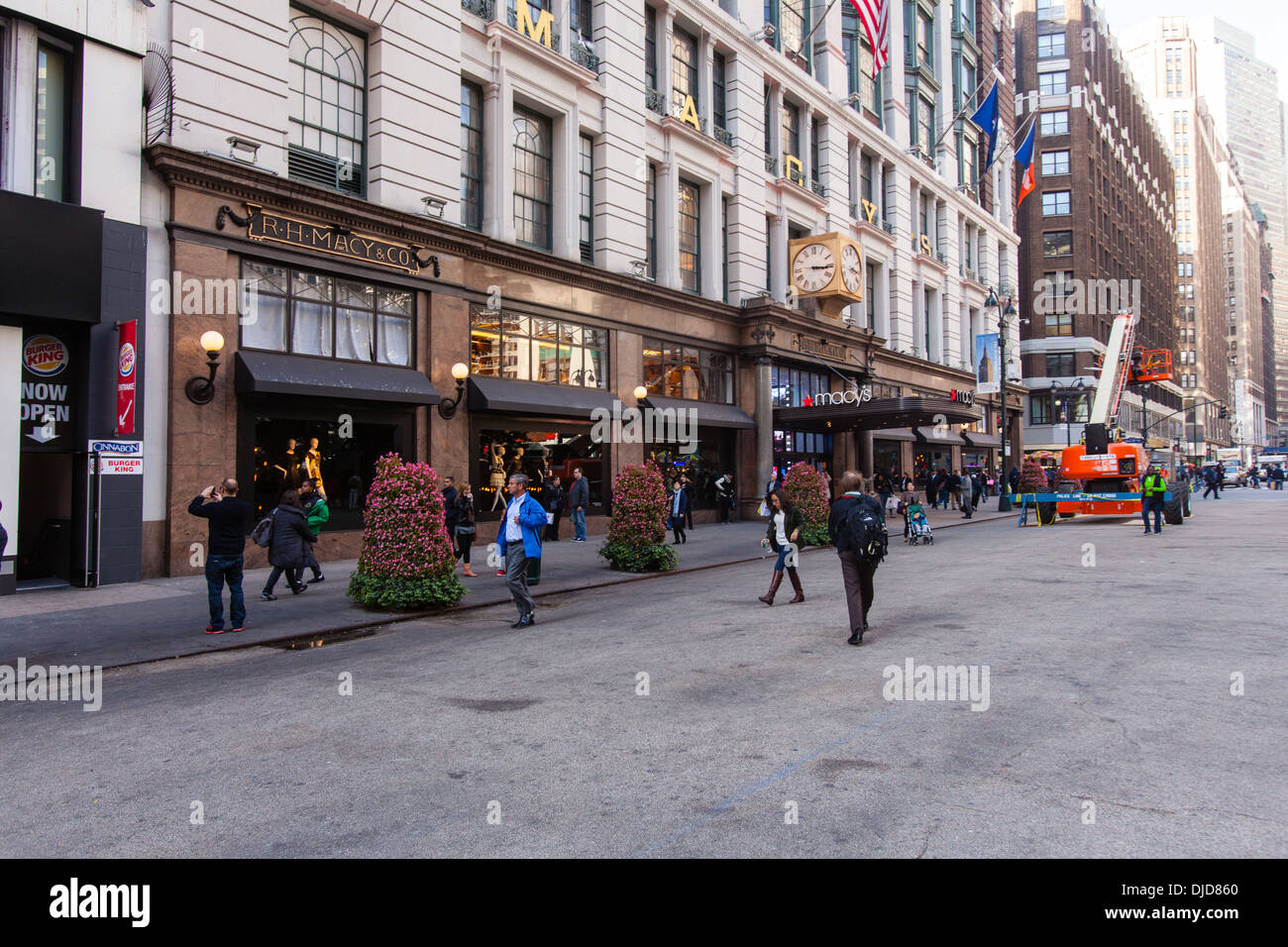 Kaufhaus Macy's, Sixth Avenue, New York City, Vereinigte Staaten von Amerika. Stockfoto