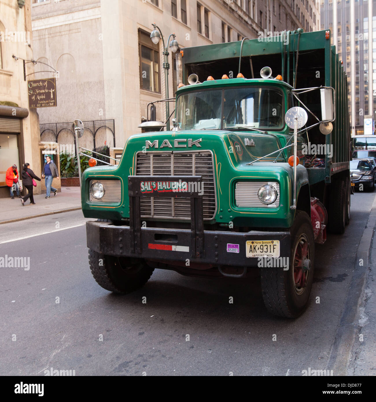 Großen amerikanischen Lkw, Manhattan, New York City, Vereinigte Staaten von Amerika. Stockfoto