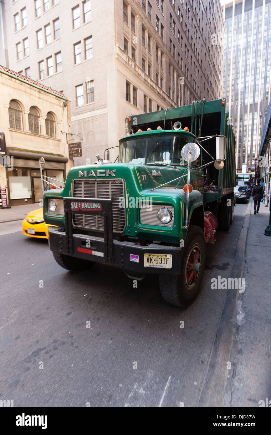 Großen amerikanischen Lkw, Manhattan, New York City, Vereinigte Staaten von Amerika. Stockfoto