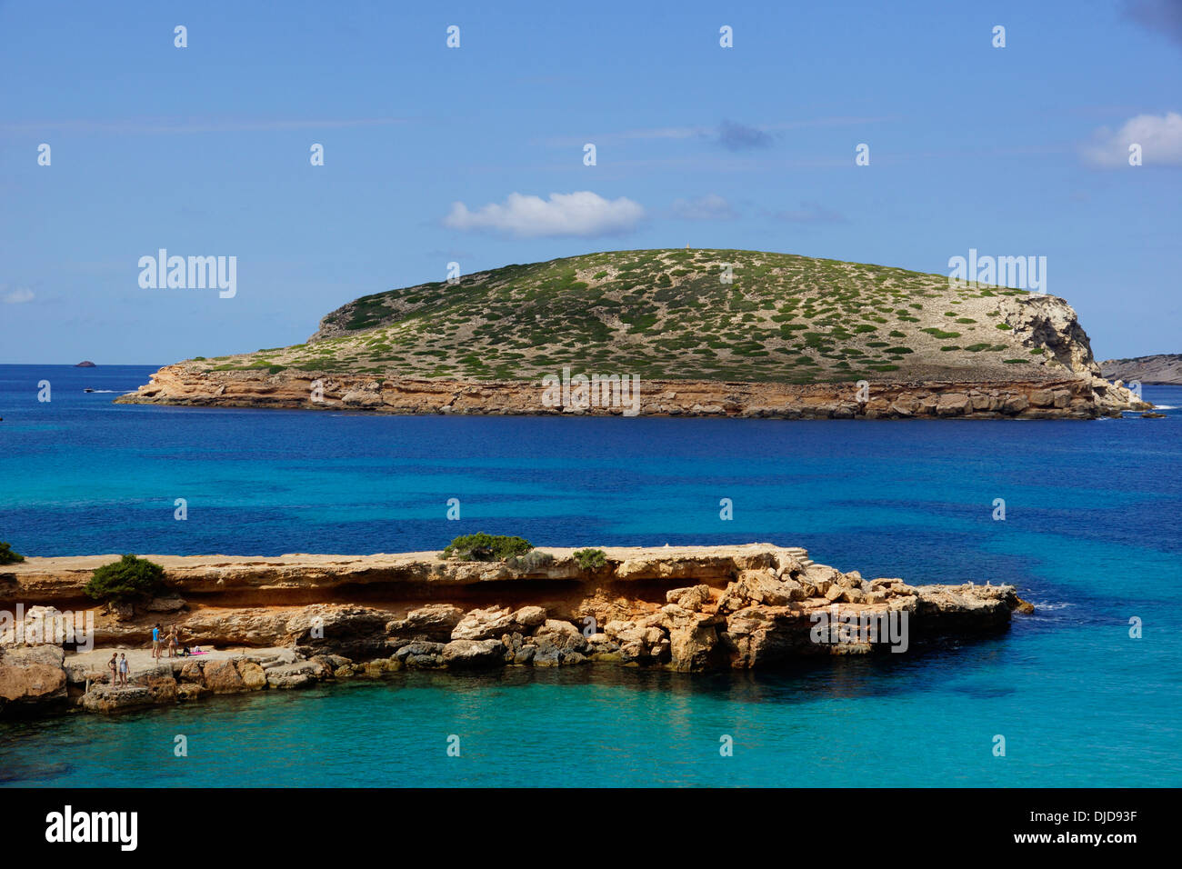 Seascape, Punta de sa Torre, Ibiza, Spanien Stockfoto