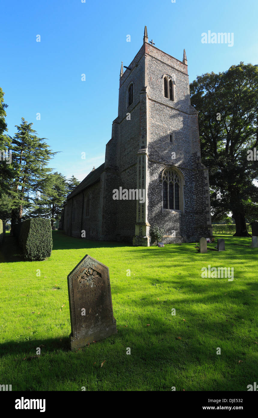 St.-Petri Kirche in Kimberley, Norfolk, Großbritannien. Stockfoto