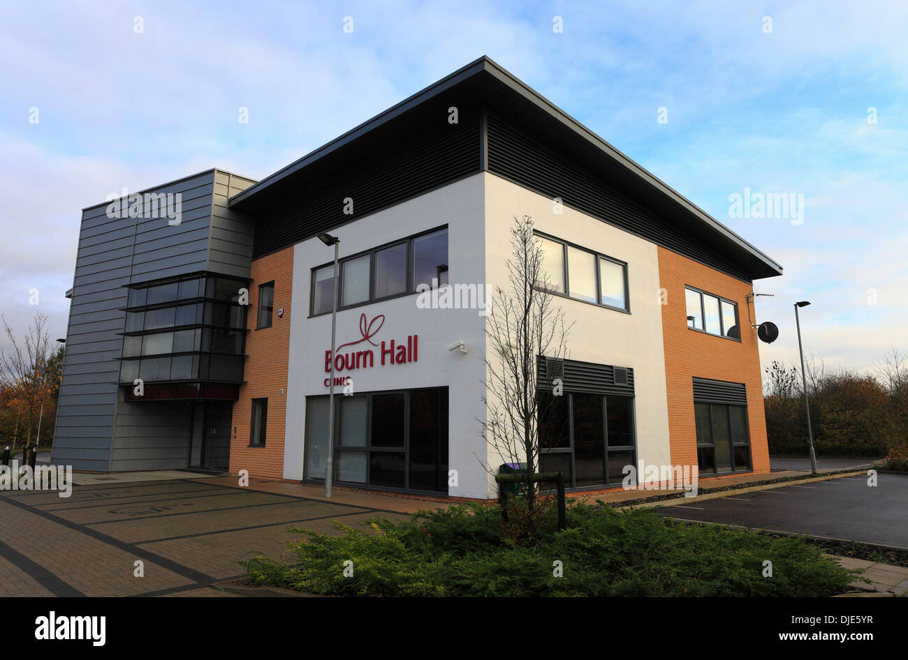 Bourn Hall Fertilitätsklinik in Wymondham in Norfolk. Stockfoto