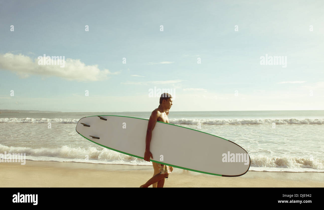 Surfer. Kuta Beach. Bali. Stockfoto