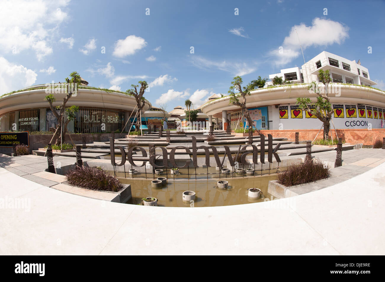 Beachwalk Mall. Kuta Beach. Bali. Stockfoto