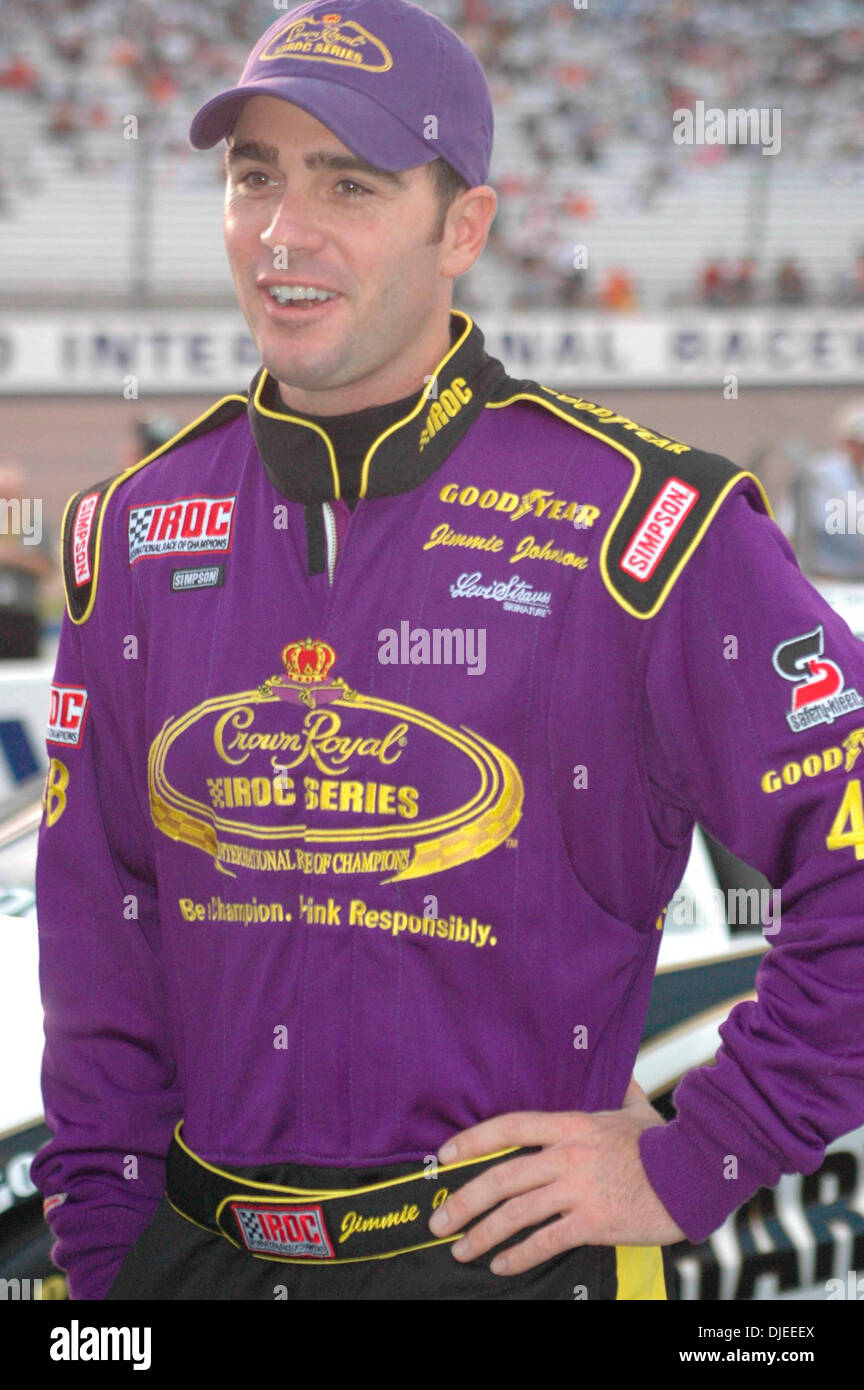 Sep 09, 2004; Richmond, VA, USA; Crown Royal IROC Reihe Fahrer JIMMY JOHNSON auf dem Richmond International Raceway. Stockfoto