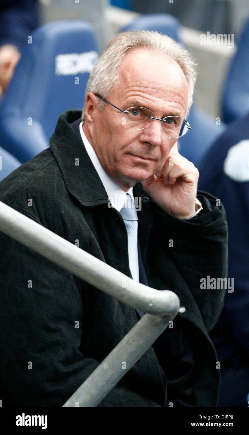 Manchester City-Manager Sven-Göran Eriksson (Credit-Bild: © Fotograf/Cal Sport Media) Stockfoto