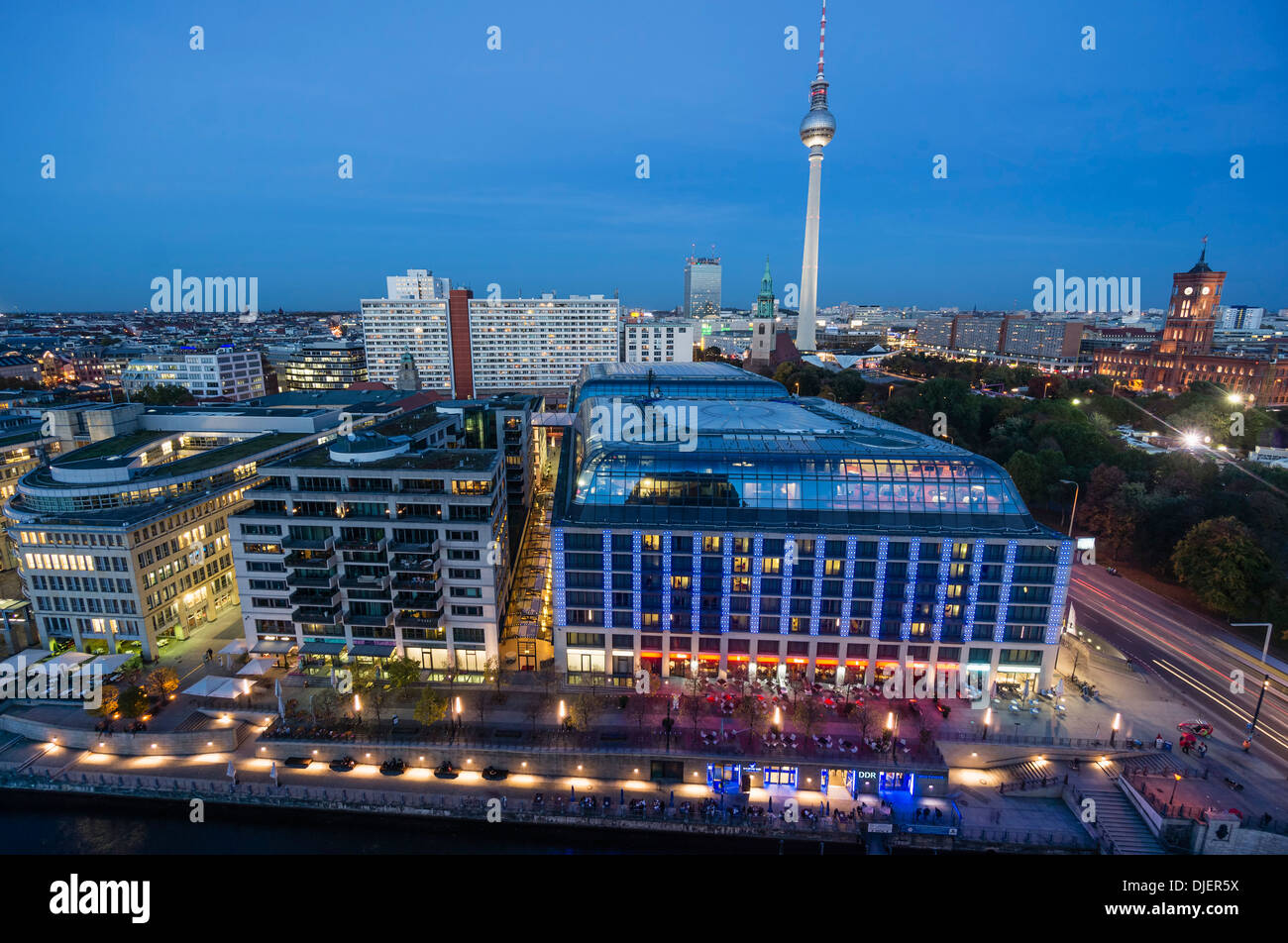 Blick vom Dom, Berlin, Deutschland Stockfoto