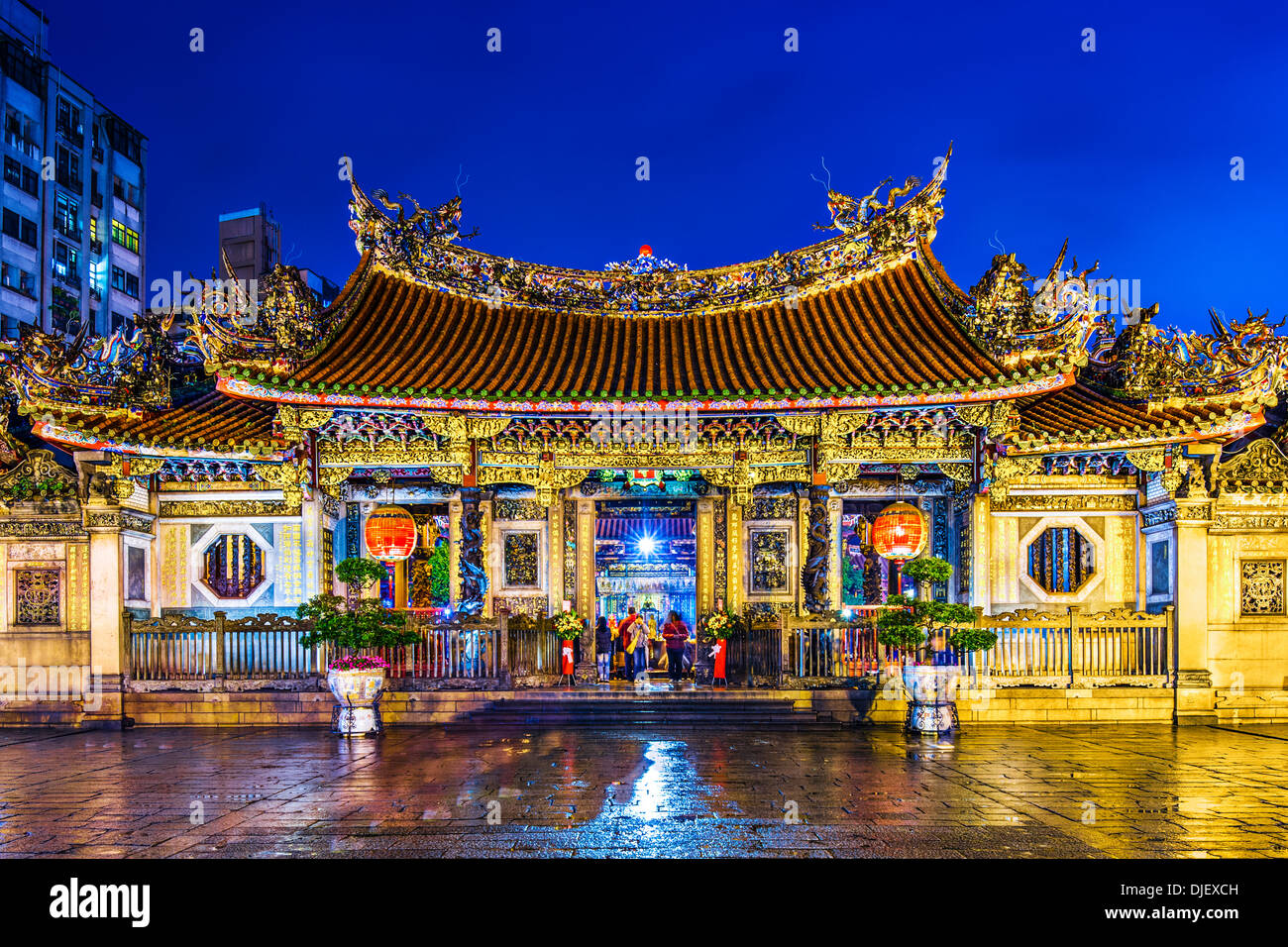 Longshan-Tempel in Taipei, Taiwan. Stockfoto