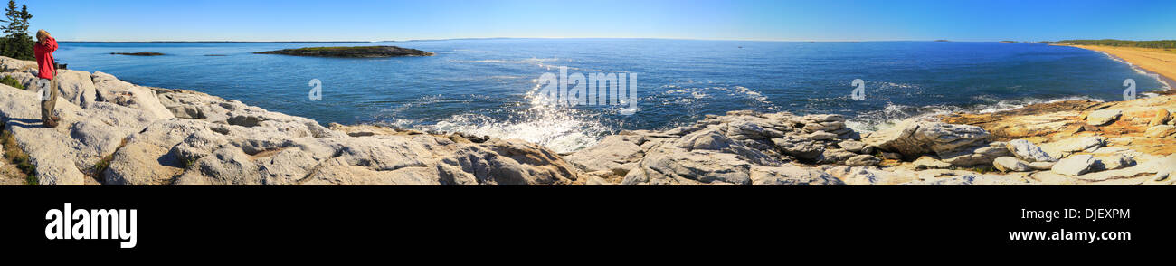 Reid Staatspark, Georgetown, Maine, USA Stockfoto