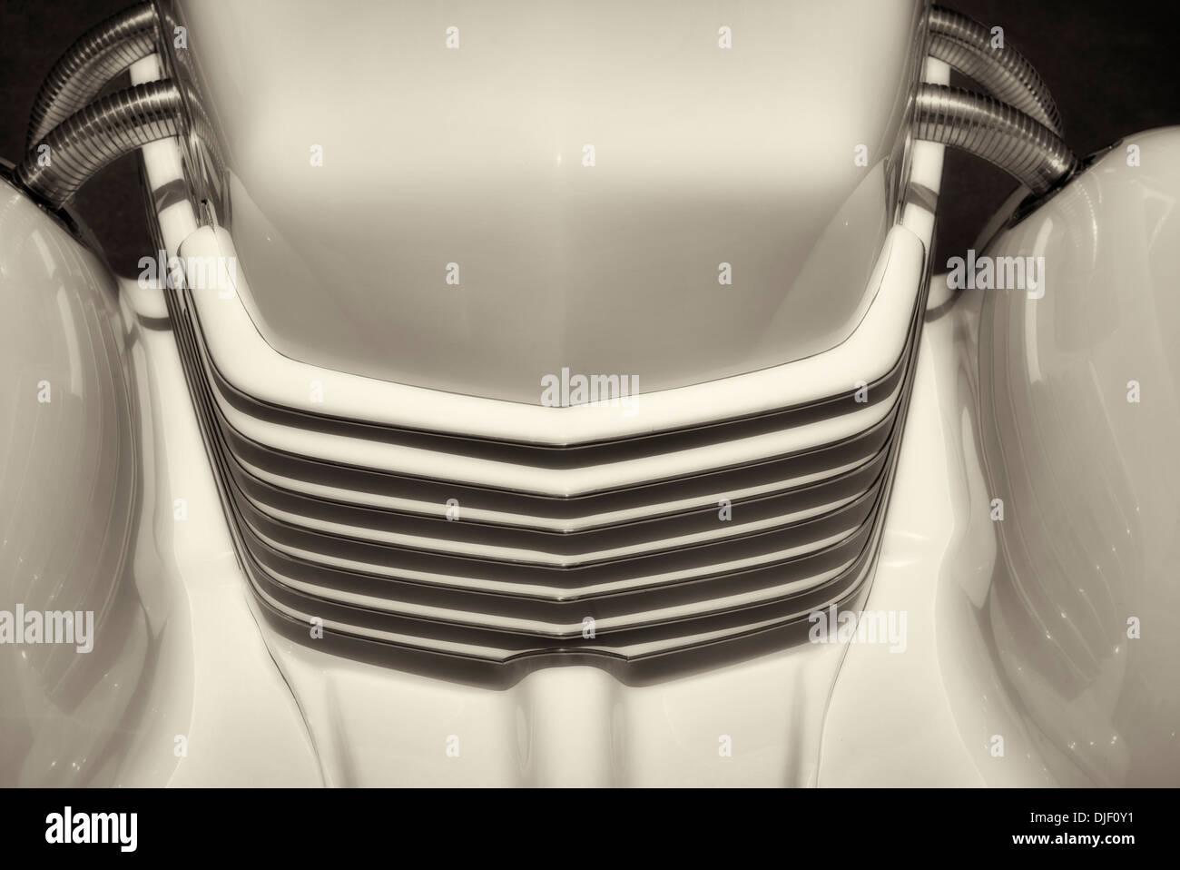 Nahaufnahme von 1937 Cord, Modell 812 s/c Westchester. Wilsonville, Oregon Stockfoto