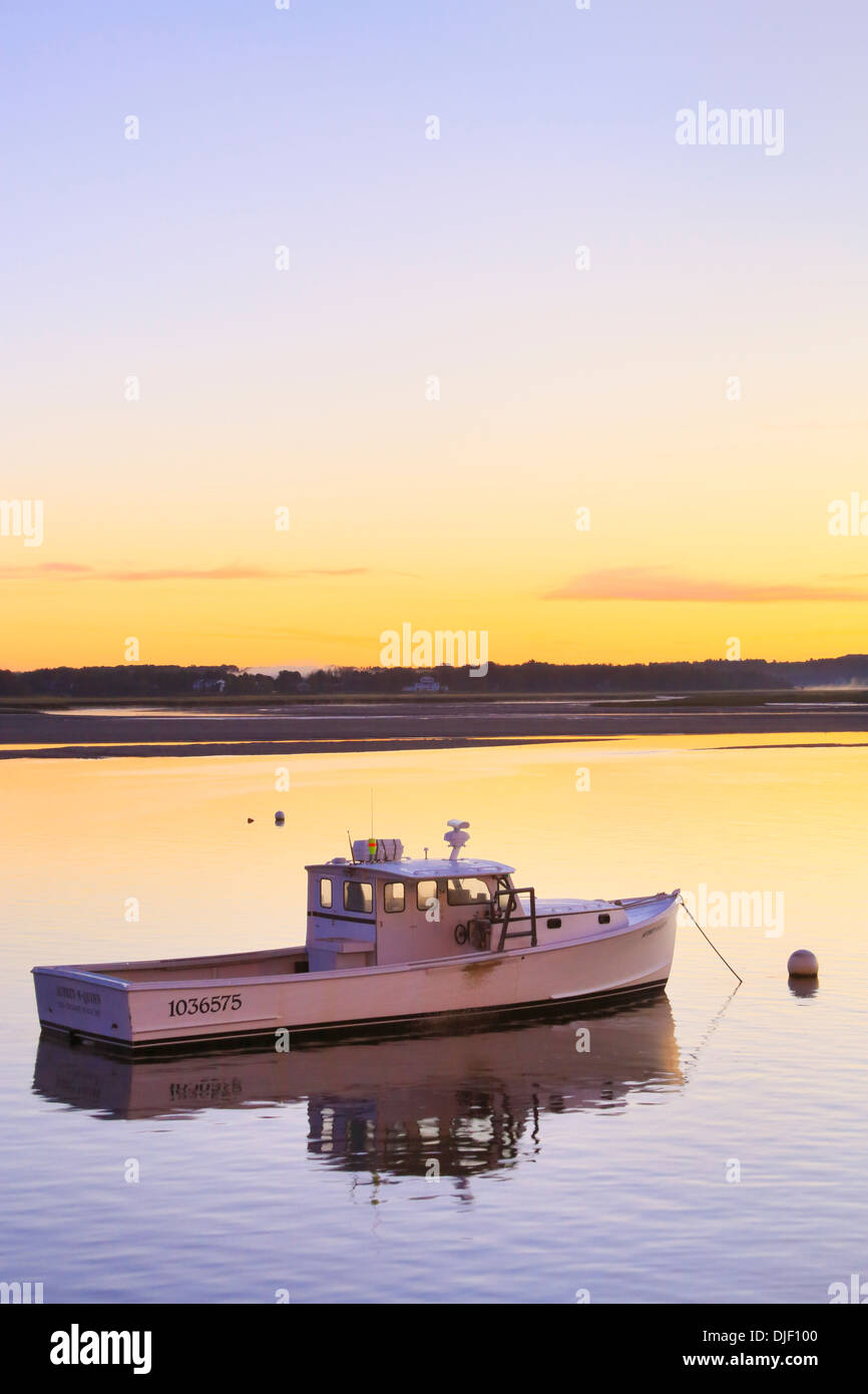 Pine Point Sonnenaufgang, Harbor, Maine, USA Stockfoto