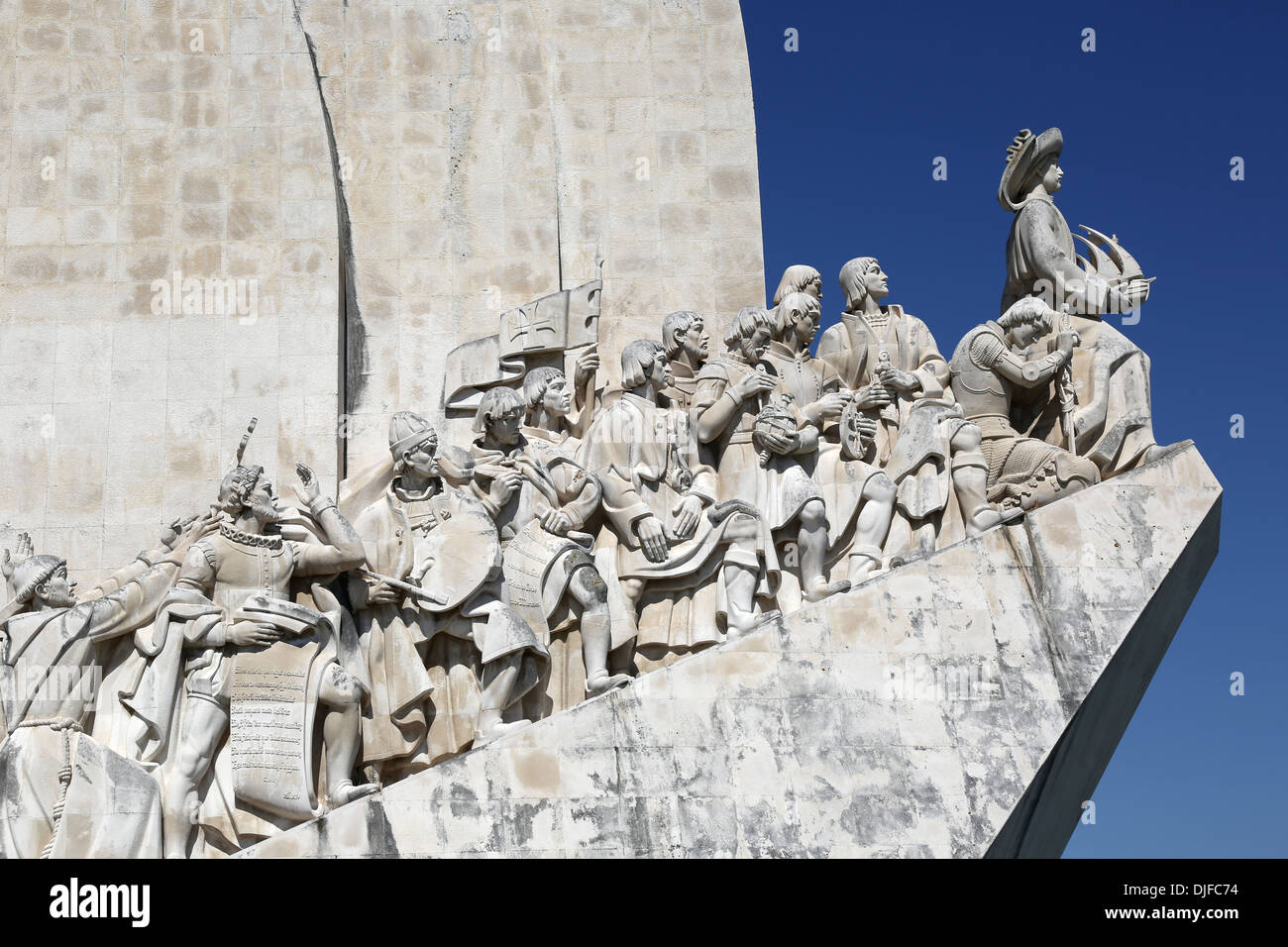 Monument für die Eroberer in Belem in Lissabon Portugal Stockfoto