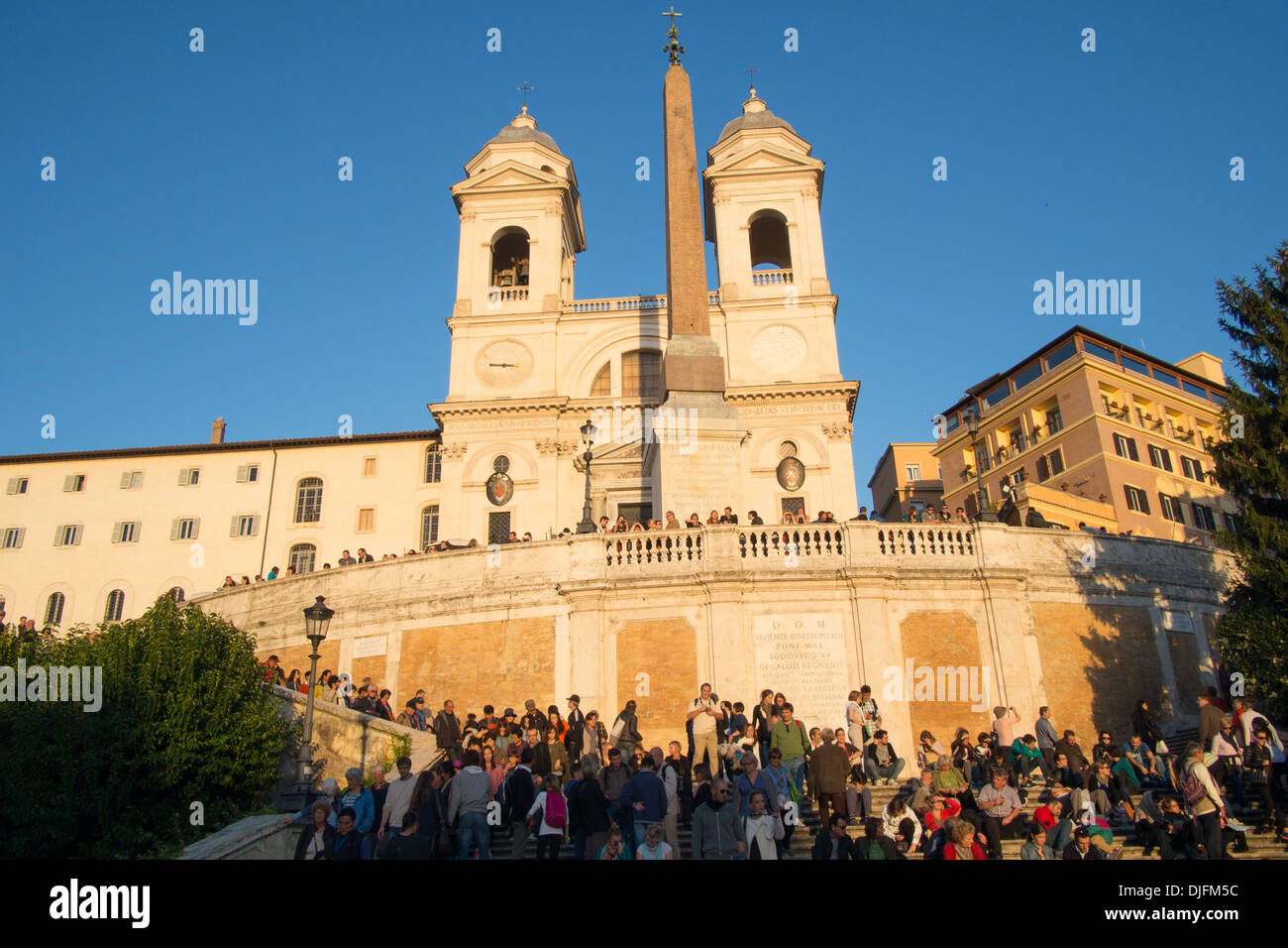 Spanische Treppe (Piazza di Spagna), Rom, Italien Stockfoto