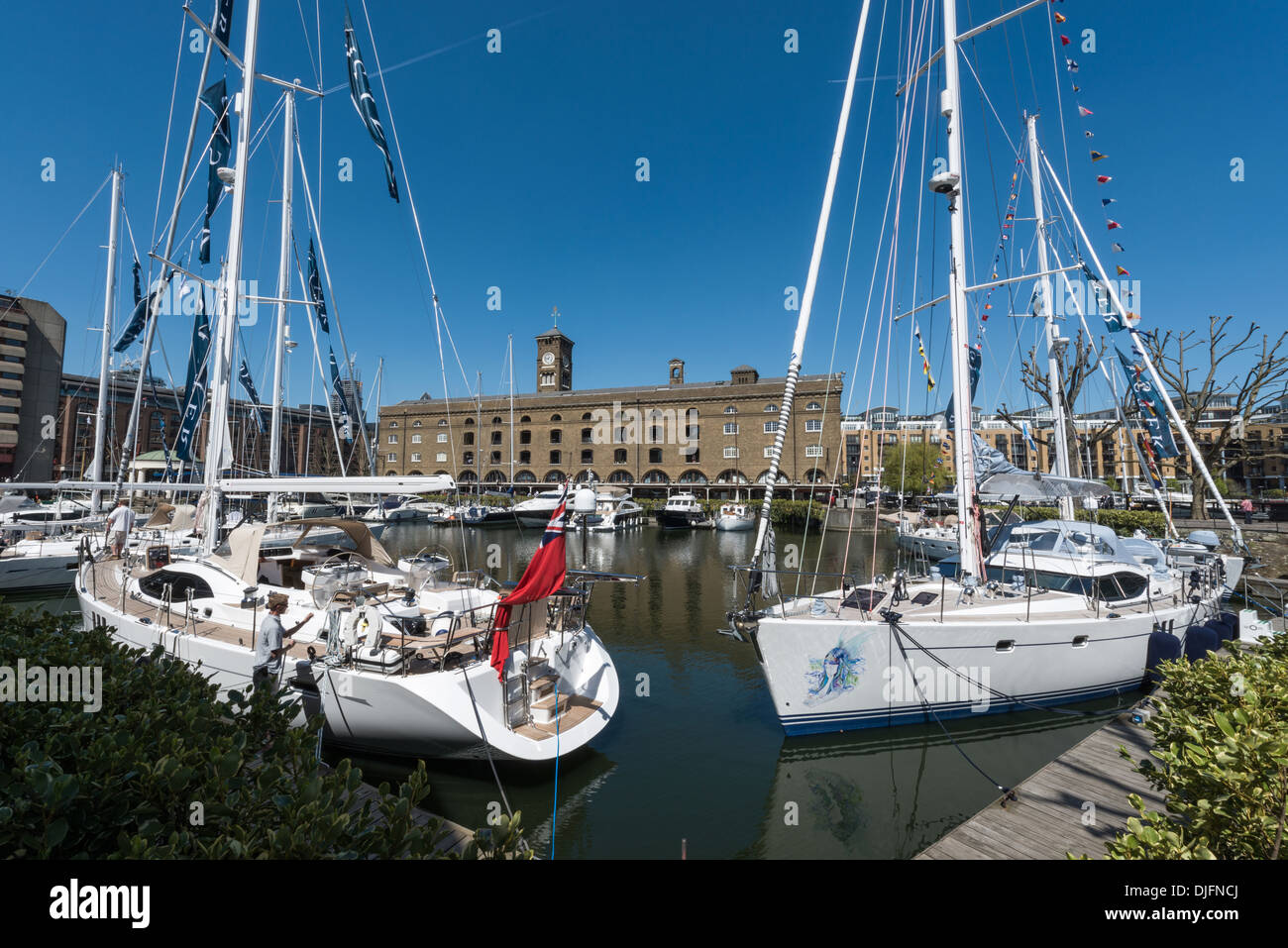 St. Katharine Docks, Wapping, London Stockfoto