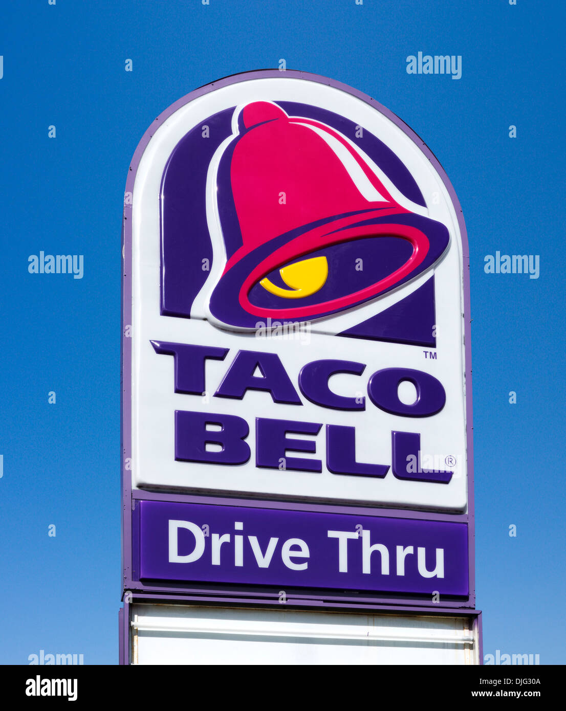 Taco Bell Restaurant, Haines City, Zentral-Florida, USA Stockfoto