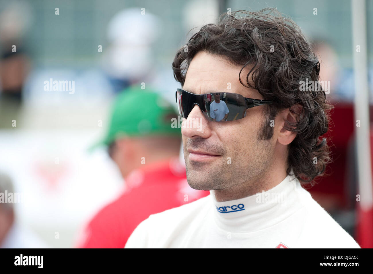 17. Juli 2010 - Toronto, Ontario, Kanada - 17. Juli 2010: Dario Franchitti in der Honda Indy an Exhibition Place in Toronto, ON, Canada. (Kredit-Bild: © Oliver Tag/Southcreek Global/ZUMApress.com) Stockfoto