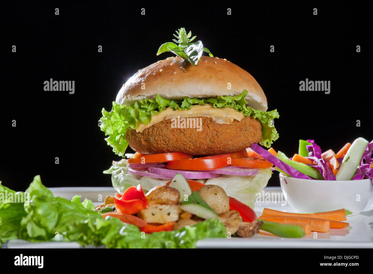 Burger Stockfoto
