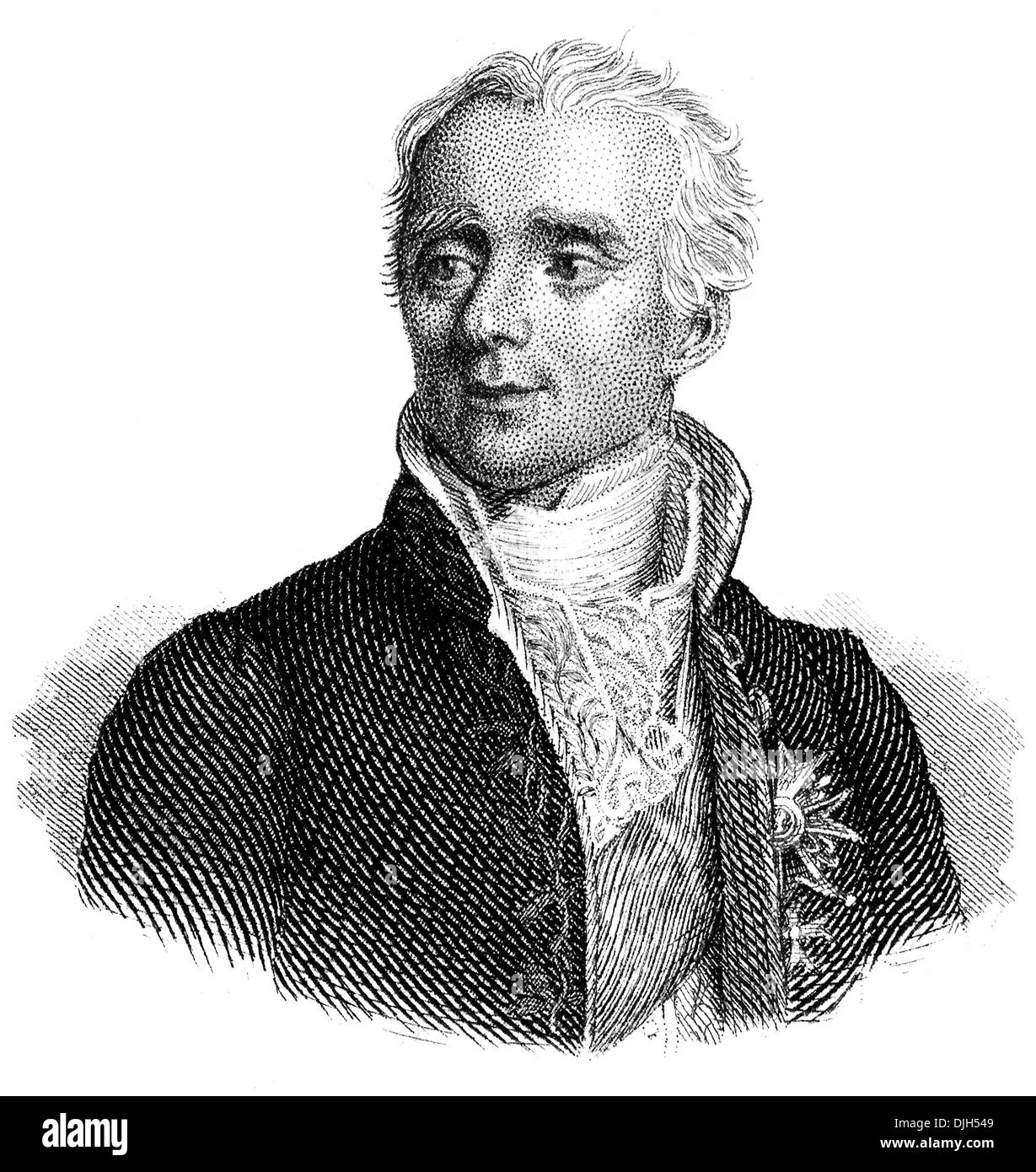 Portrait von Pierre-Simon, Marquis de Laplace, 1749-1827, französischer Mathematiker und Astronom Stockfoto Portrait von Pierre-Simon, Marquis de Laplace, 1749-1827, französischer Mathematiker und Astronom Stockfoto