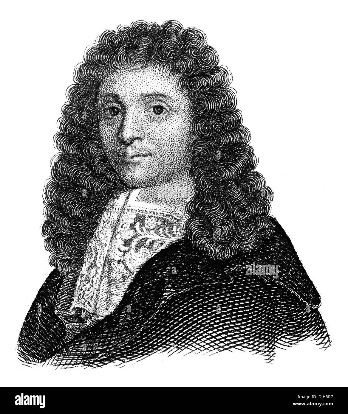 Porträt von Jean-Baptiste Colbert, 1619-1683, französischer Politiker, Minister der Finanzen in Frankreich Stockfoto