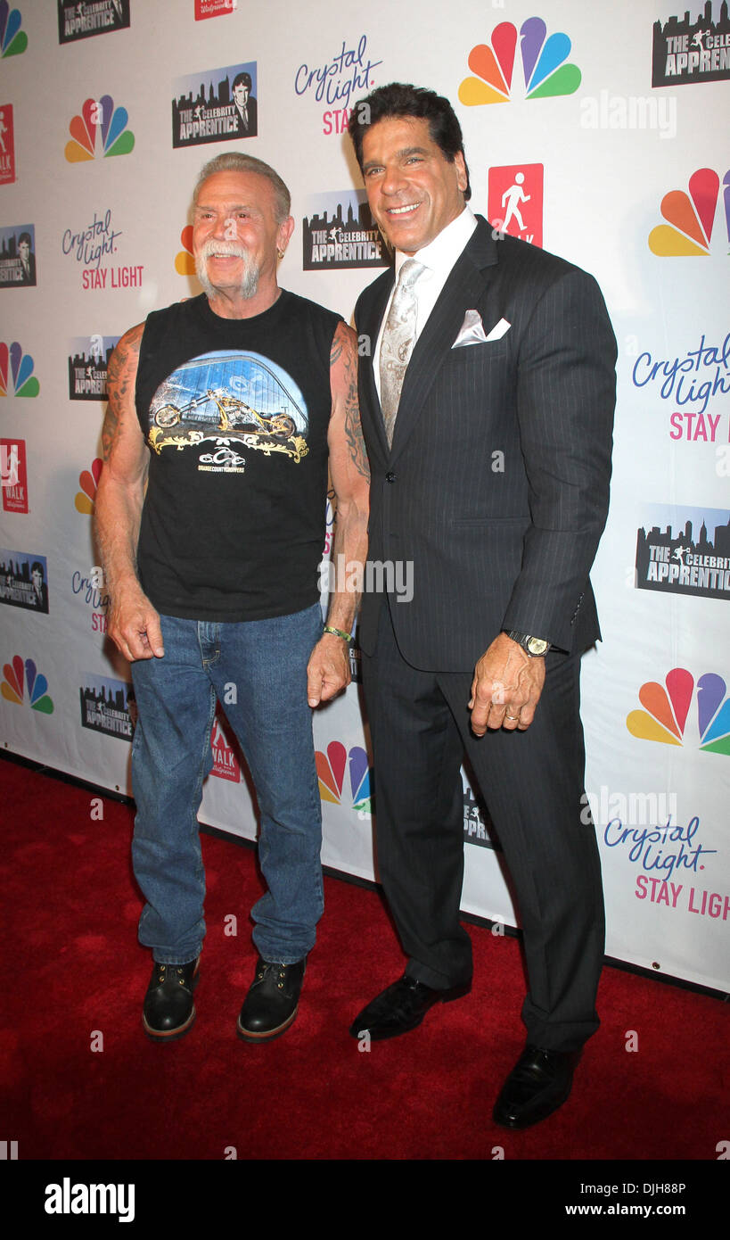 Paul Teutul Sr und Lou Ferrigno Saisonfinale der "Celebrity Apprentice