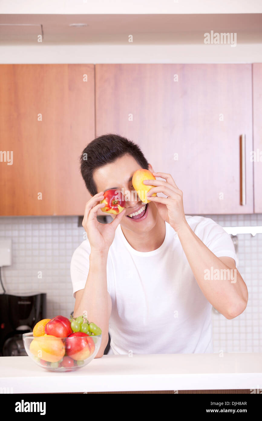 Östlichen Mannes Casual-Lifestyle Stockfoto