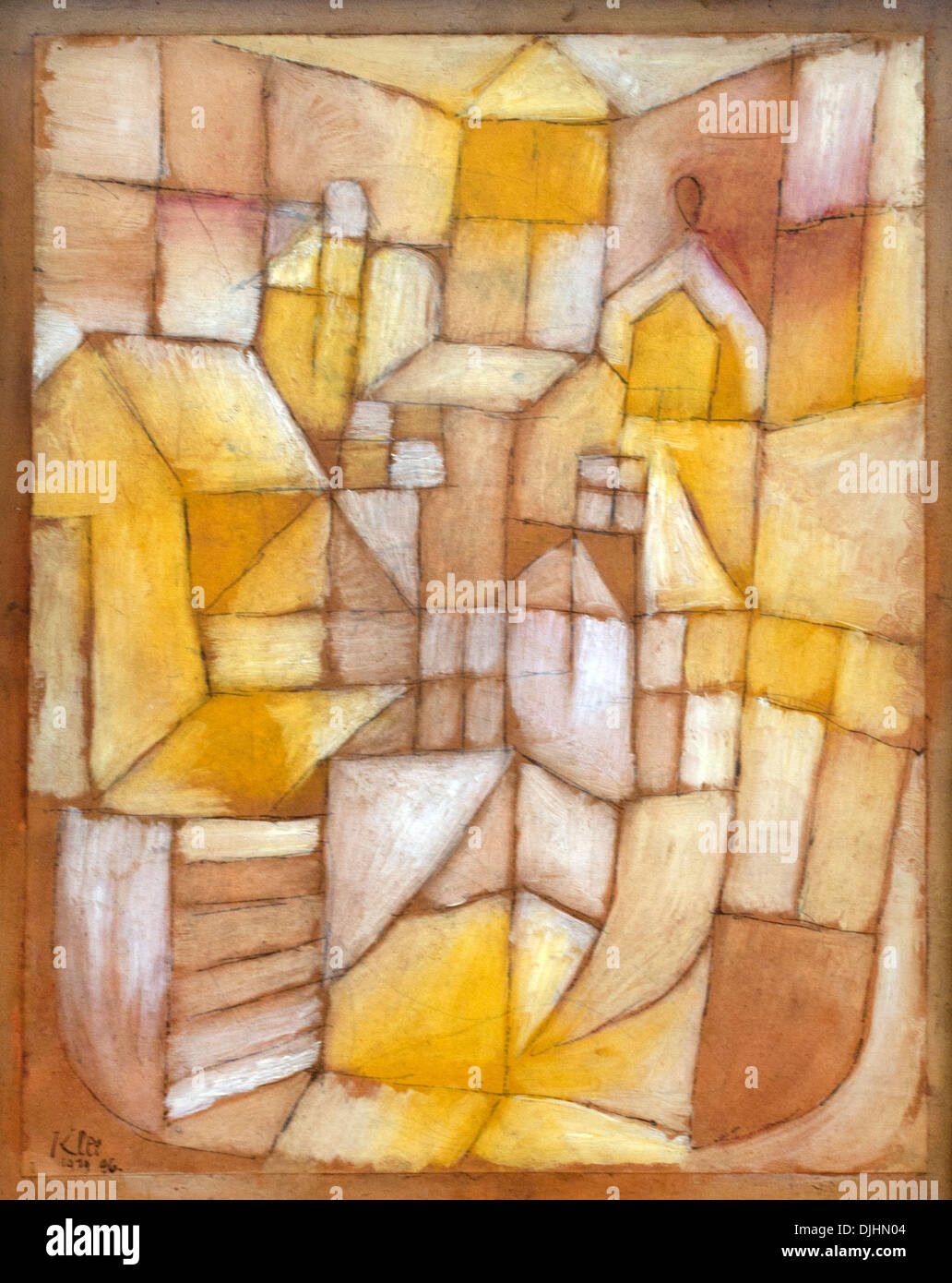 Fenster Und Dächer - Fenster und Dächer in 1919 Paul Klee 1879-1940 deutsche in der Schweiz Schweizer geboren Stockfoto