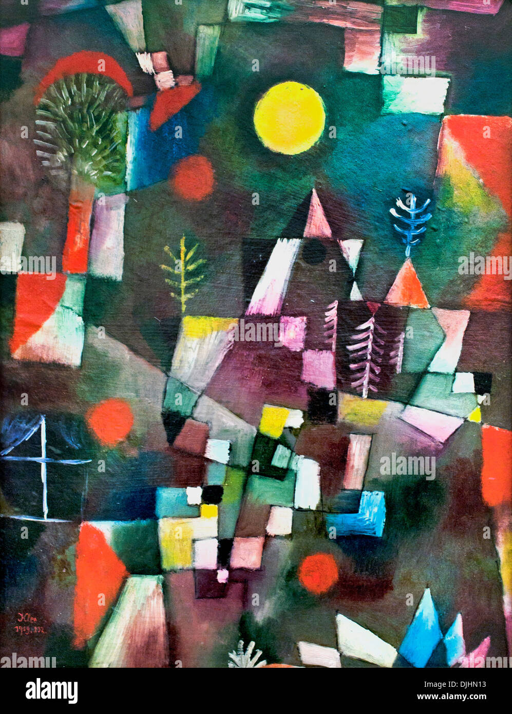 Der Vollmond - Vollmond 1919 Paul Klee 1879 - 1940-deutsche in der Schweiz Schweizer geboren Stockfoto