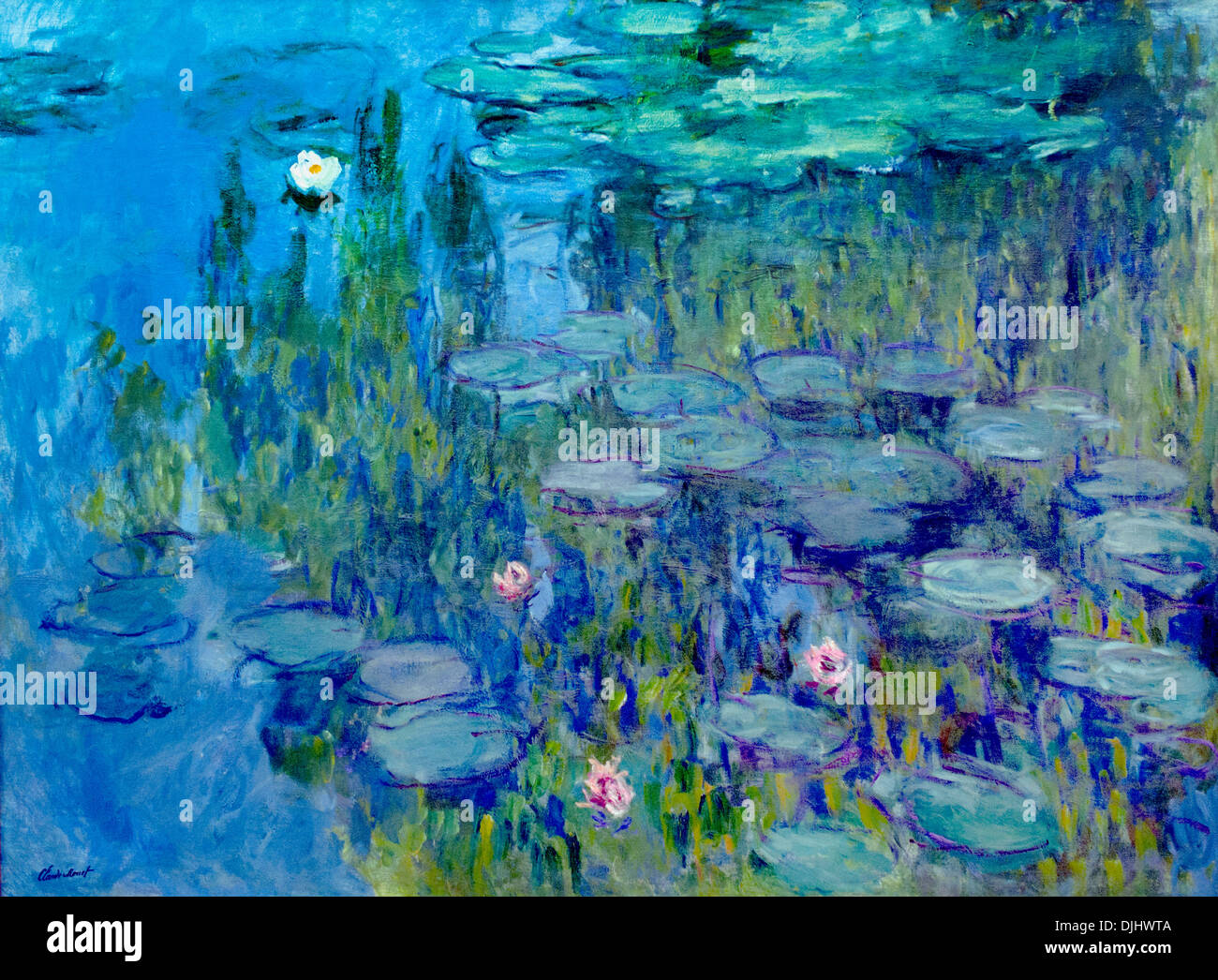 Seerosen 1915 Claude Monet 1840-1926 Frankreich Französisch Stockfoto