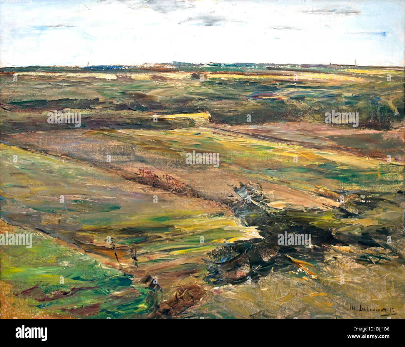 Holländische Landschaft MAX LIEBERMANN (1847-1935) Deutsch Deutschland Stockfoto