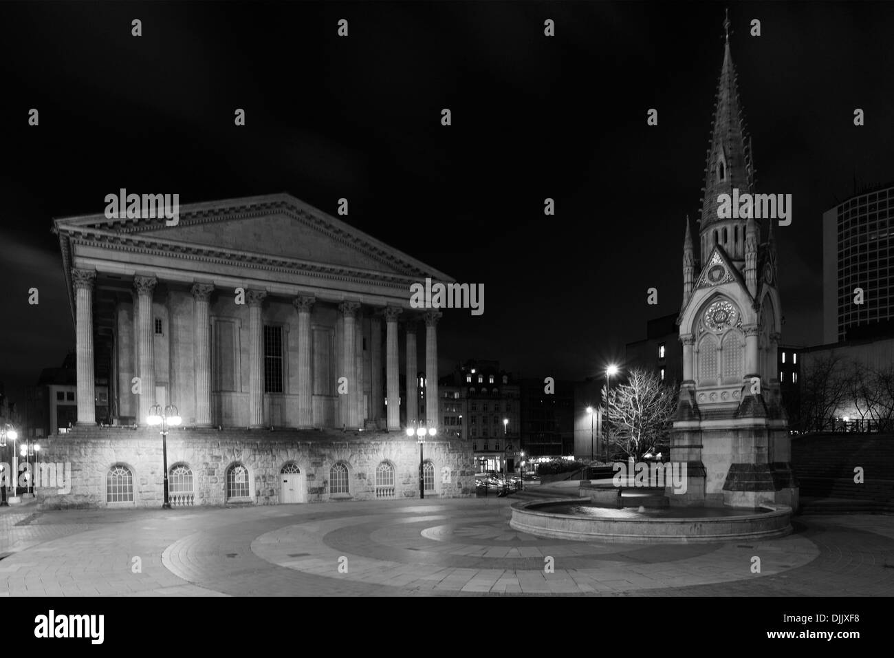 Denkmal, Birmingham Museum und Kunst-Galerie, Rathaus, Chamberlain Quadrat, Birmingham City, West Midlands, England, UK Stockfoto