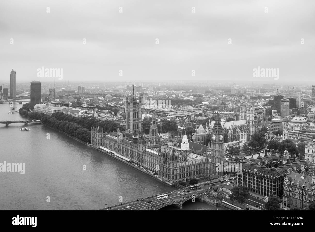 Die Häuser des Parlaments, London, England Stockfoto