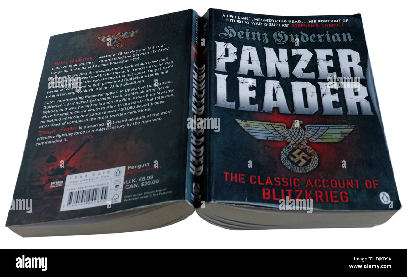 Panzer Leader von Heinz Guderian Stockfoto